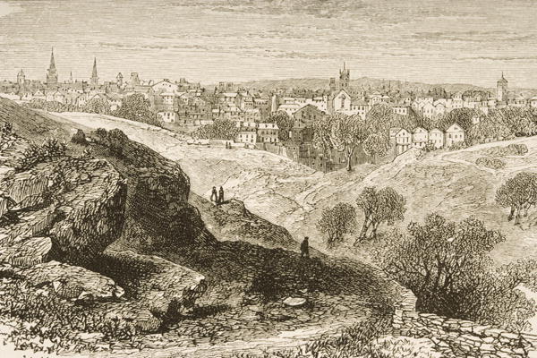 Salem, in c.1870, from 'American Pictures' published by the Religious Tract Society, 1876 (engraving from English School, (19th century)