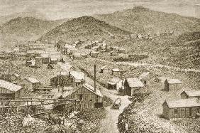 Silver City, Nevada, c.1870, from 'American Pictures', published by The Religious Tract Society, 187