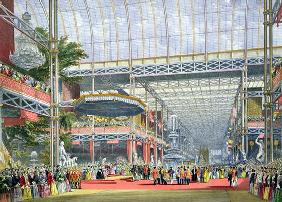 The Inauguration, from 'Dickinson's Comprehensive Pictures of the Great Exhibition of 1851', publish