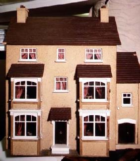 Exterior of a home-made doll's house, 1926 (mixed media)