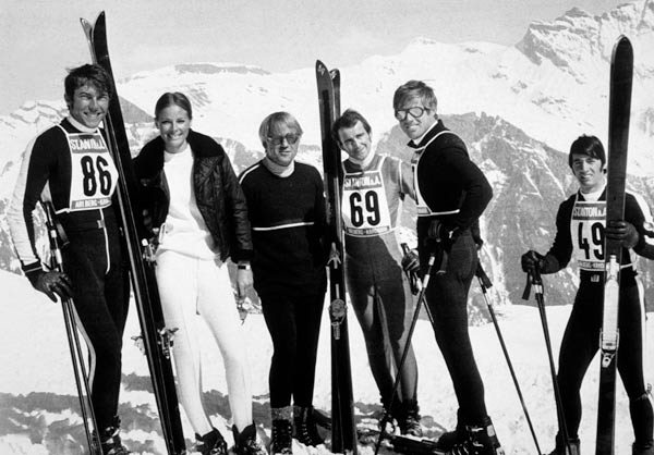 La Descente infernale Downhill Racer de MichaelRitchie avec Robert Redford from English Photographer, (20th century)