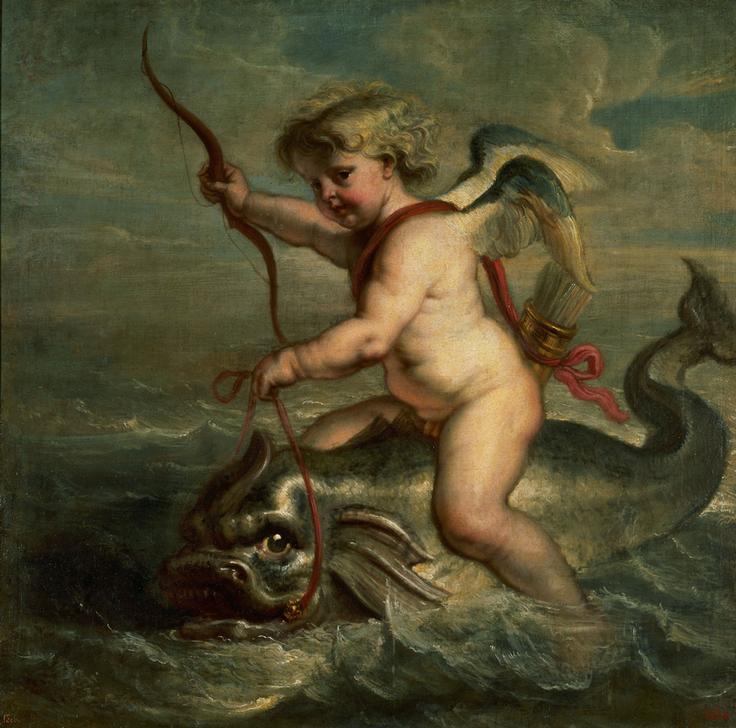 Cupid on a Dolphin from Erasmus Quellinus