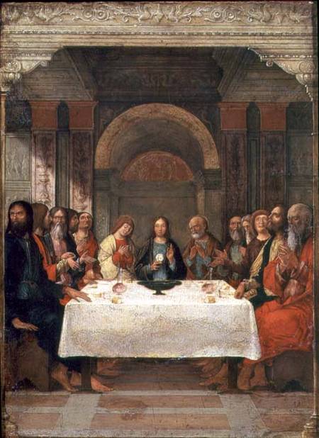 The Institution of the Eucharist from Ercole de Roberti