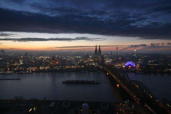 Nachtpanorama Köln from Erich Teister
