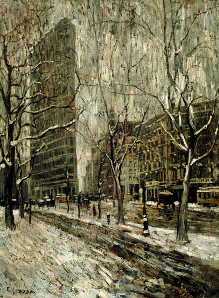 The Flatiron Building, New York from Ernest Lawson
