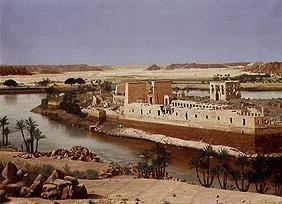 Die Insel Philae im Nil (Nubien/Ägypten)