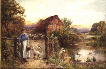 Bringing Home the Sheep from Ernest Walbourn