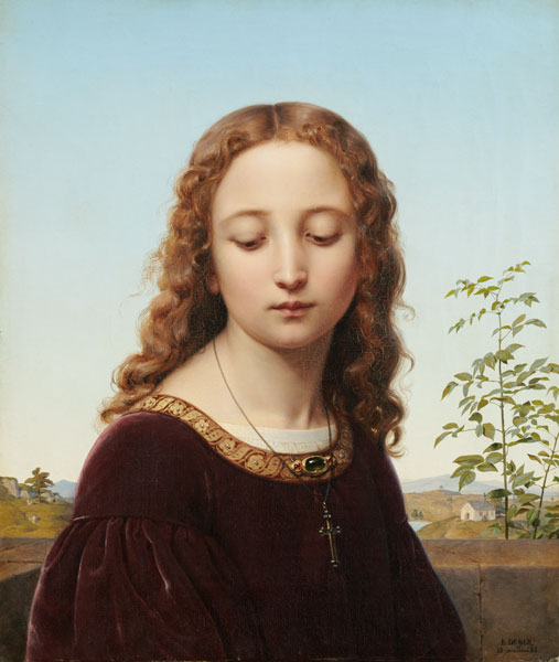 Bildnis eines jungen Mädchens from Ernst Deger