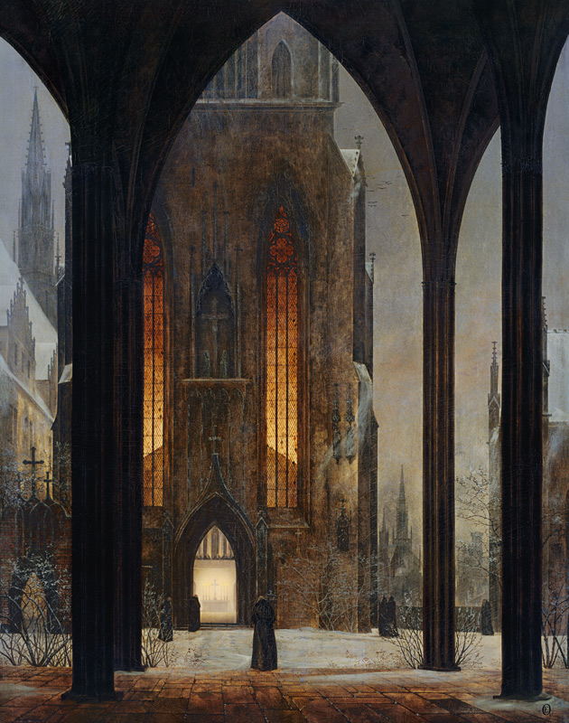 Dom im Winter from Ernst Ferdinand Oehme