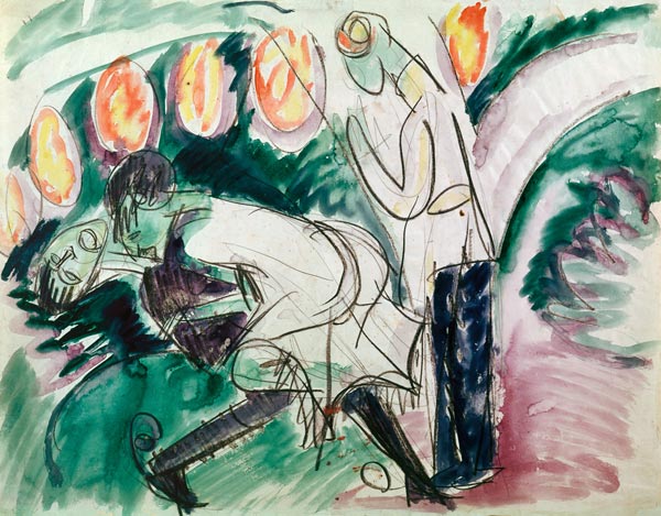 Pantomime III from Ernst Ludwig Kirchner