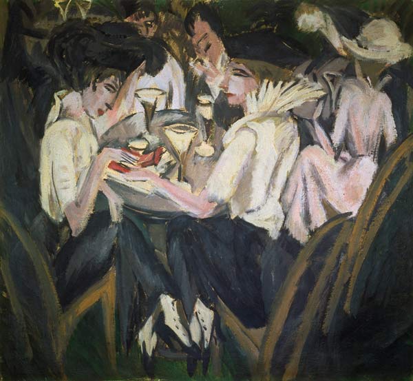 Im Cafégarten from Ernst Ludwig Kirchner
