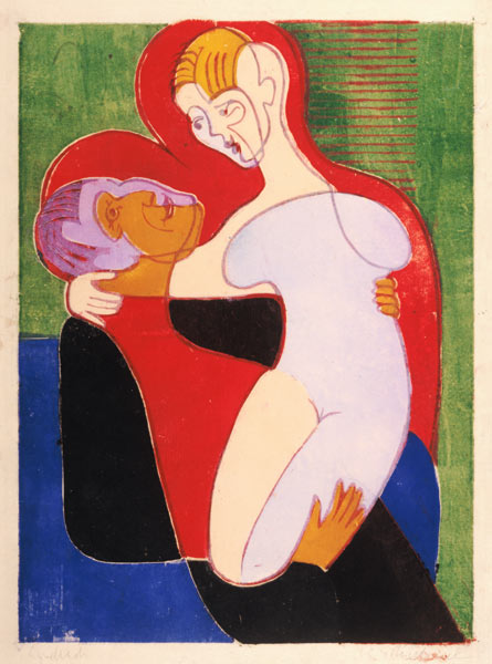 Liebespaar (Die Hembusse) from Ernst Ludwig Kirchner