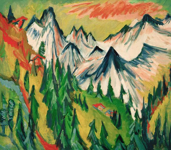 Berggipfel from Ernst Ludwig Kirchner