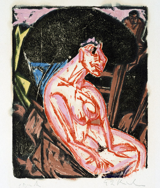 Chamisso,  Peter Schlemihl from Ernst Ludwig Kirchner