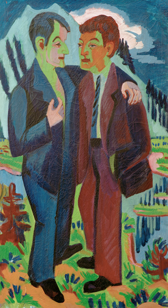 Die Freunde from Ernst Ludwig Kirchner