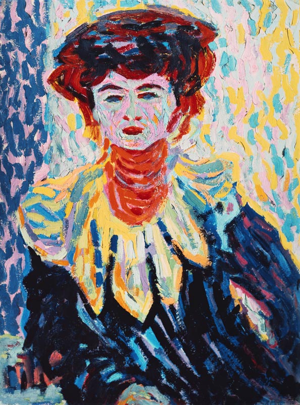 Doris with Ruff Collar from Ernst Ludwig Kirchner