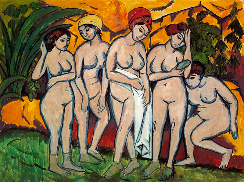 Frauen im Bade from Ernst Ludwig Kirchner