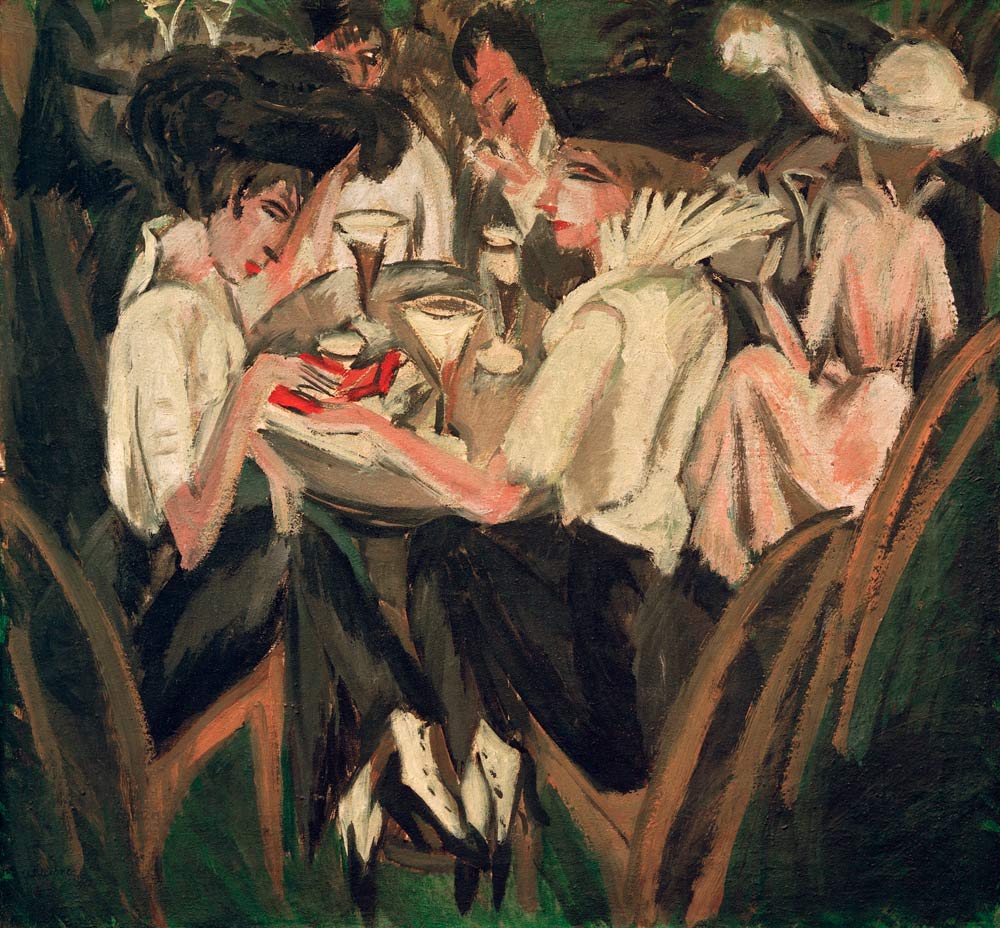 Im Cafégarten from Ernst Ludwig Kirchner
