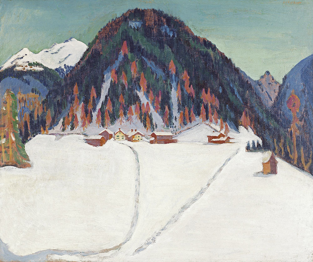 The Junkerboden under Snow from Ernst Ludwig Kirchner
