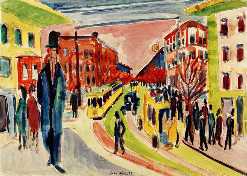 Straßenszene from Ernst Ludwig Kirchner