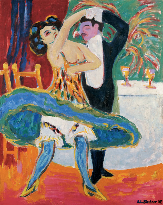 Varieté; Englisches Tanzpaar from Ernst Ludwig Kirchner