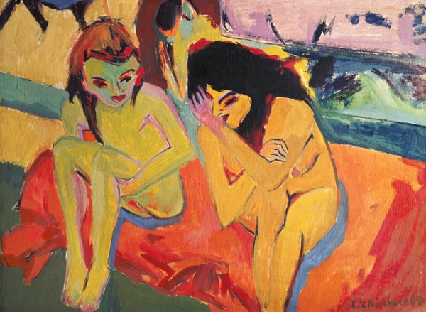 Zwei Mädchen from Ernst Ludwig Kirchner