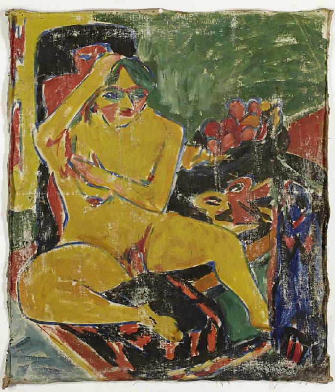 Akt im Atelier. from Ernst Ludwig Kirchner