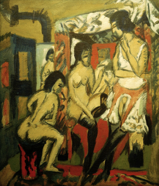 Akte im Atelier from Ernst Ludwig Kirchner