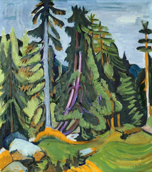 Bergwaldbäume from Ernst Ludwig Kirchner