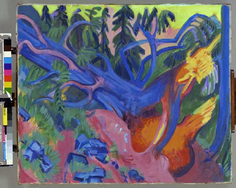 Entwurzelter Baum from Ernst Ludwig Kirchner