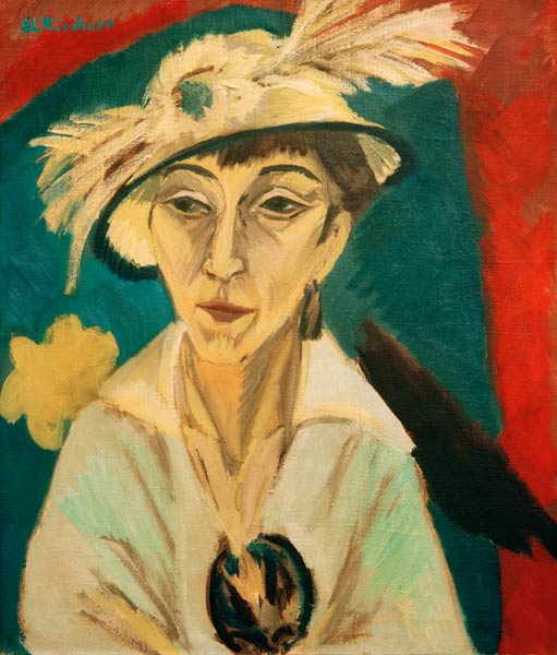 Porträt Erna Schilling from Ernst Ludwig Kirchner