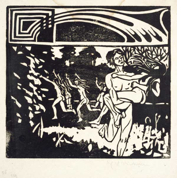 Entführung (Aus: Zwei Menschen, Mann und Weib) from Ernst Ludwig Kirchner