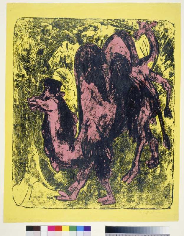 Kamel und Dromedar from Ernst Ludwig Kirchner