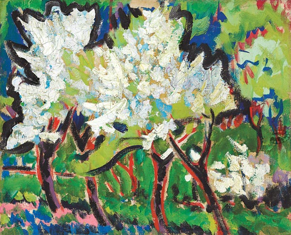 Blühende Bäume IV from Ernst Ludwig Kirchner