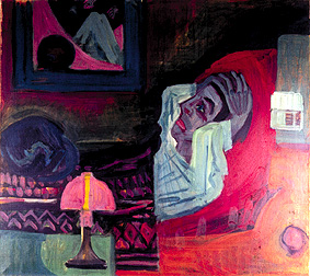 Kranker in der Nacht (Der Kranke) from Ernst Ludwig Kirchner