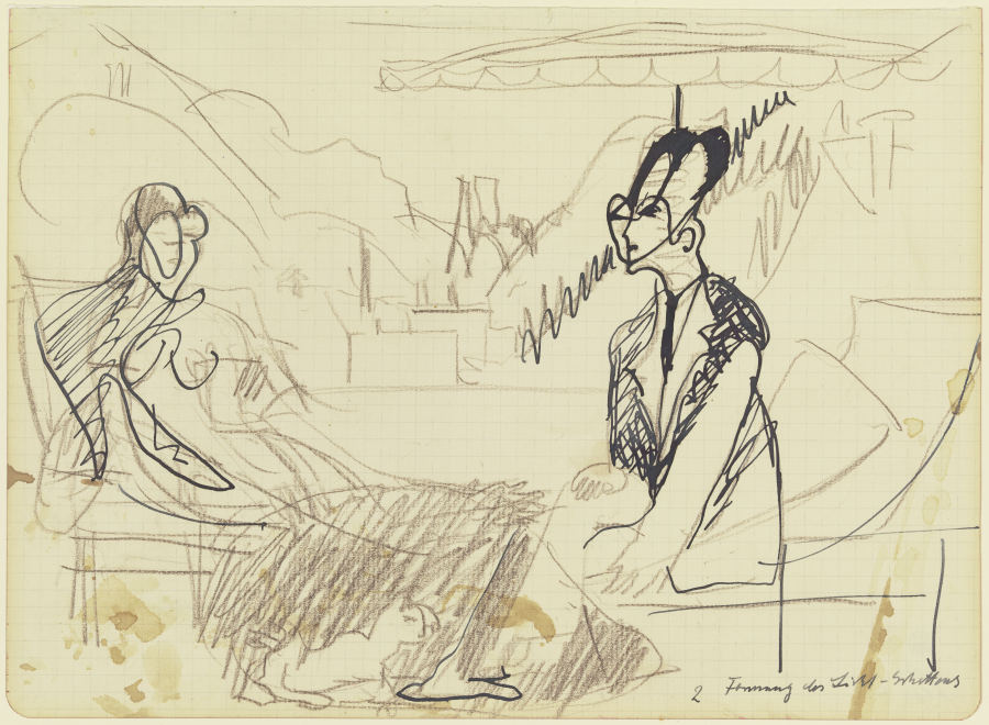 Leute auf dem Liegestuhl from Ernst Ludwig Kirchner