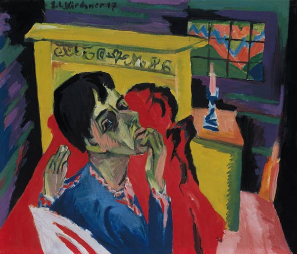 Selbstporträt als Kranker from Ernst Ludwig Kirchner