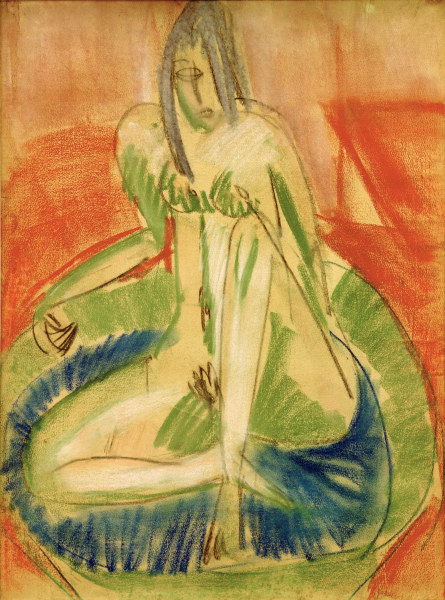 Sitzender weiblicher Akt from Ernst Ludwig Kirchner
