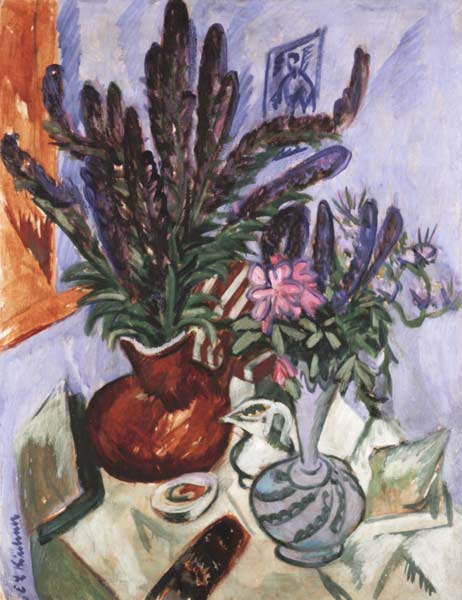 Stillleben mit Blumenvasen from Ernst Ludwig Kirchner