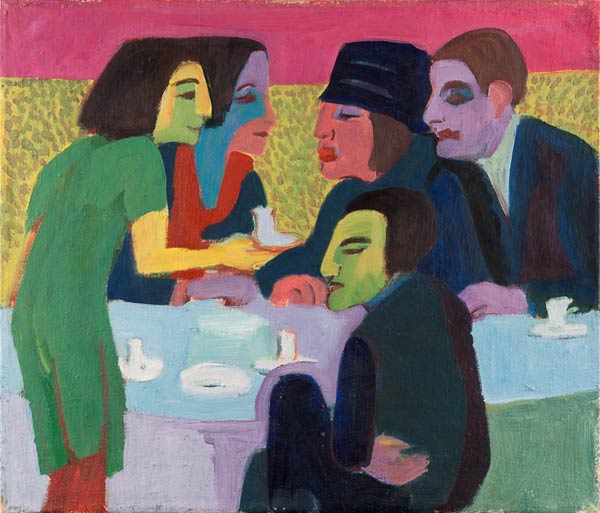 Szene im Café from Ernst Ludwig Kirchner