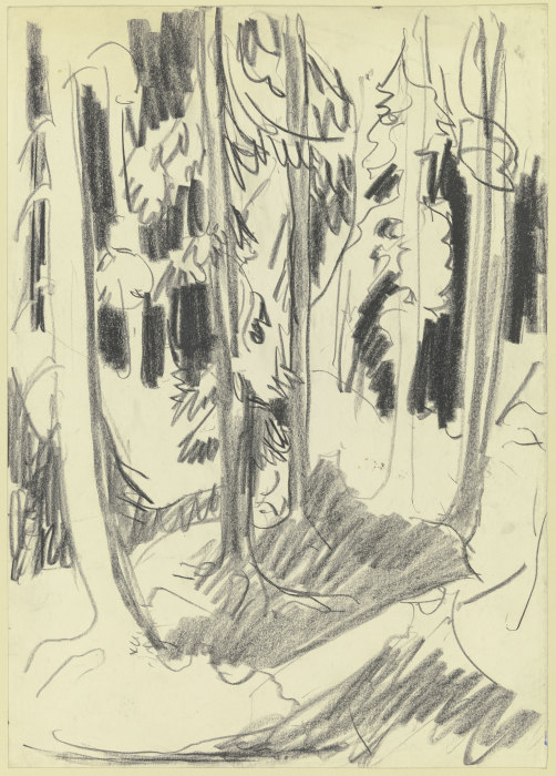 Tannenwald from Ernst Ludwig Kirchner