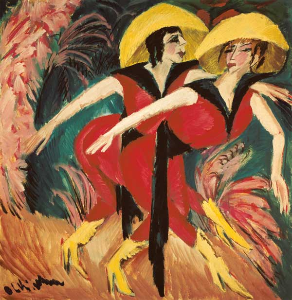 Zwei rote Tänzerinnen from Ernst Ludwig Kirchner