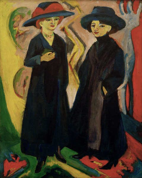 Zwei Mädchen (Midinetten) from Ernst Ludwig Kirchner