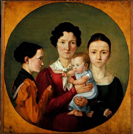 The Sisters Malvine (1811-85), Hermine (1801-52), Adelheid (1824-82) and Ida Speckter (1809-94) from Erwin Speckter