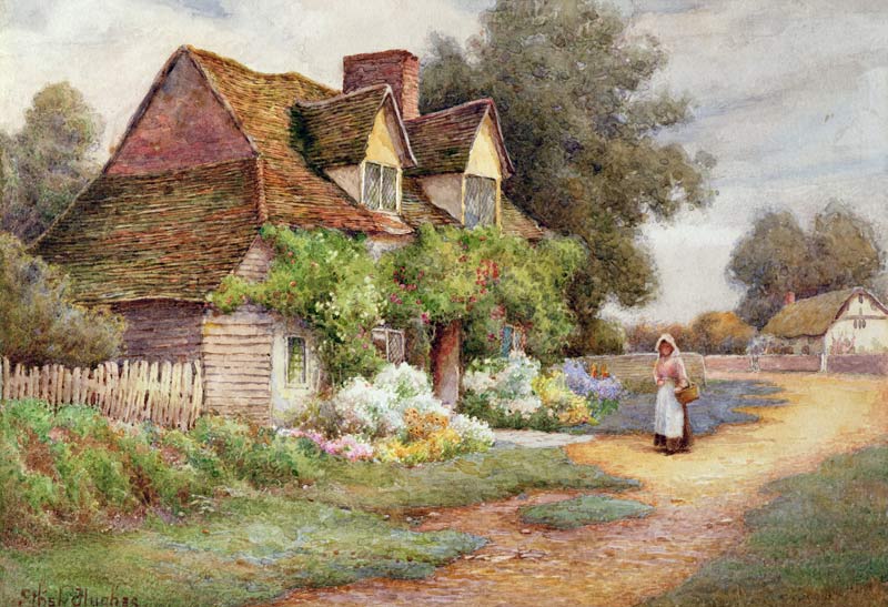Outside the Cottage from Ethel Hughes