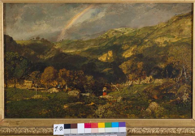 Landschaft nach dem Gewitter from Etienne-Pierre Théodore Rousseau