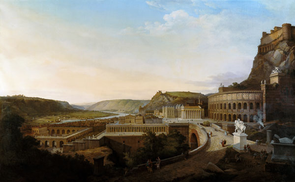View of Vienna in Roman Times from Etienne Rey