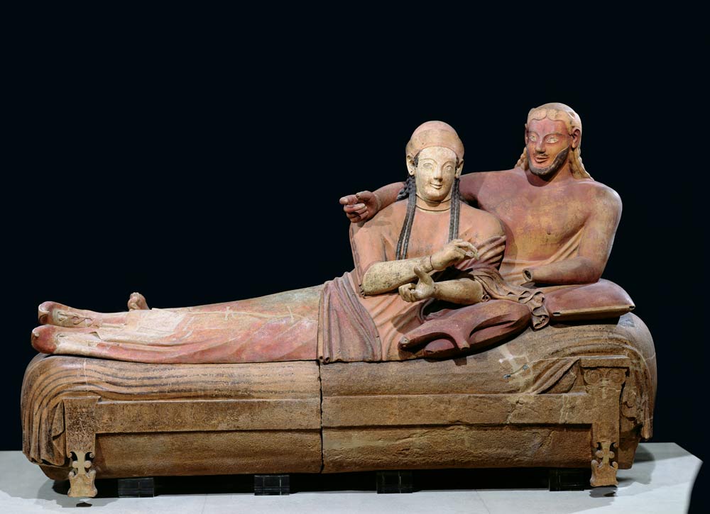 Sarcophagus of a married couple from Etruscan