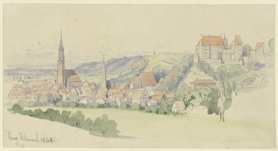 Ansicht von Landshut from Eugen Klimsch