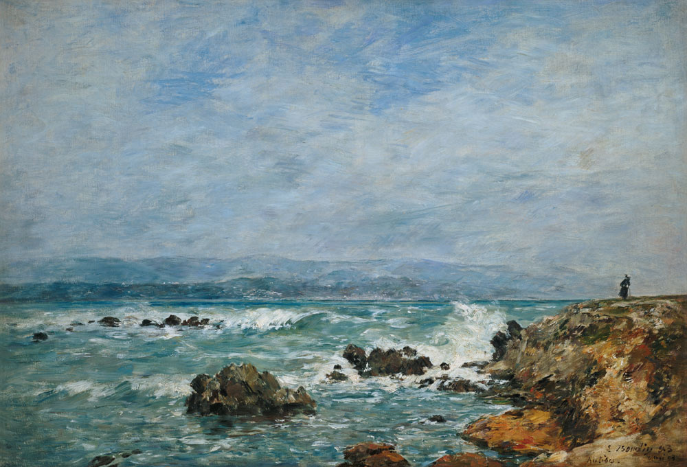 Antibes, Pointe de l'Ilette from Eugène Boudin